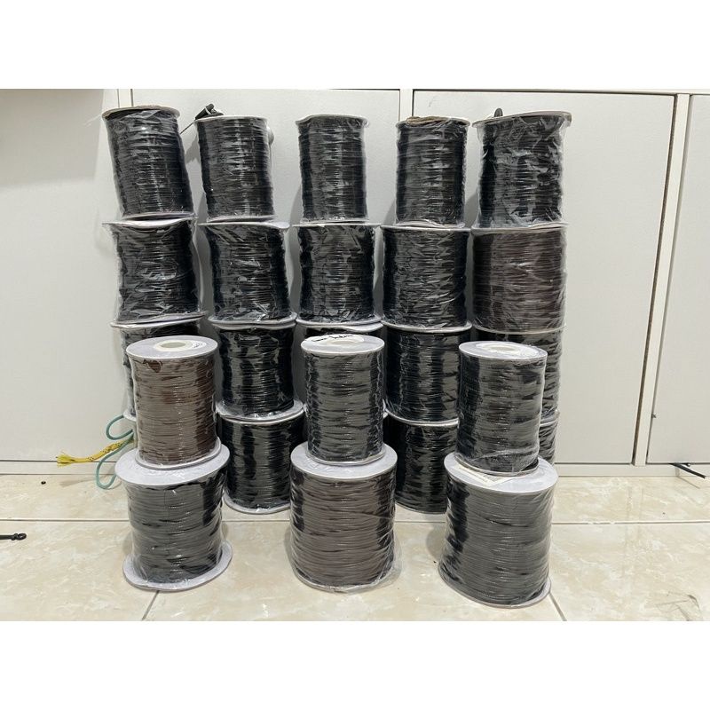 tali Korea 1.5mm 1.0 hitam coklat