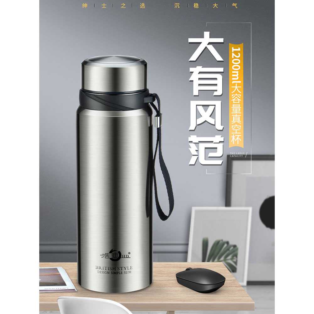 [ORIGINAL] Luxi Botol Minum Thermos Termos Stainless Steel Drinking Bottle Anti Panas Olahraga 800ml Travel