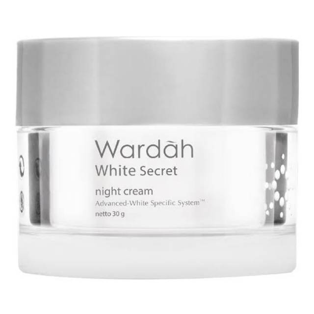 Wardah white secret night cream