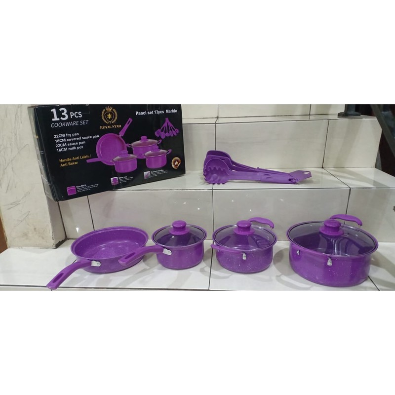 13PCS COOKWARE SET ROYAL STAR