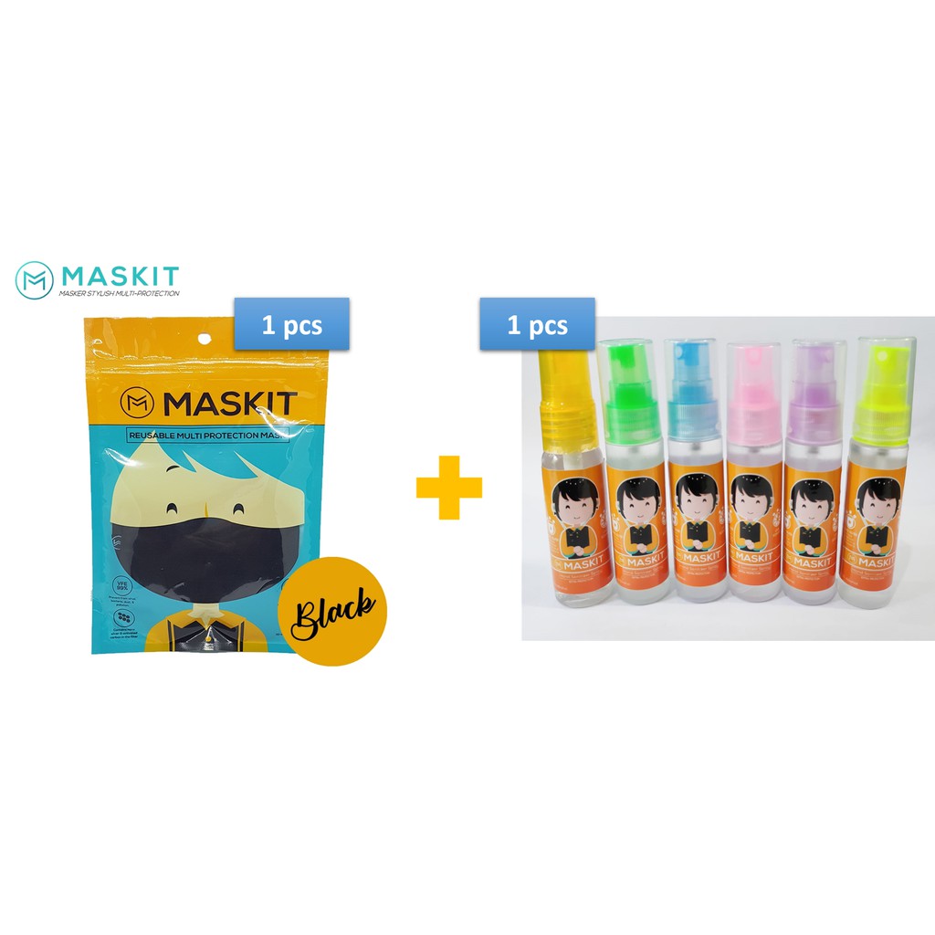 

Paket 1pcs Masker Maskit & 1pcs Hand Sanitizer