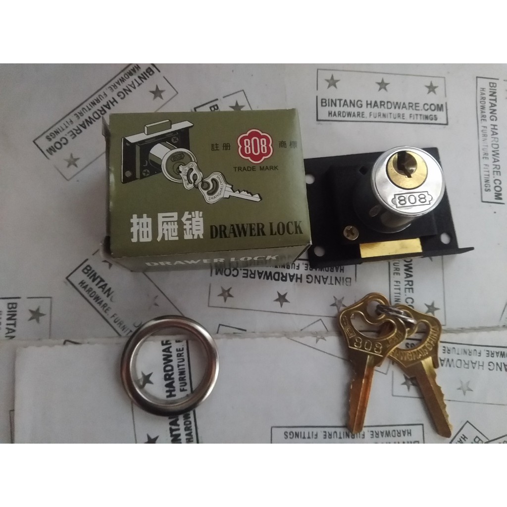 Kunci Laci 808 Cabinet Lock Kunci Lemari Laci Legendaris Jadul Kuno Antik Unik