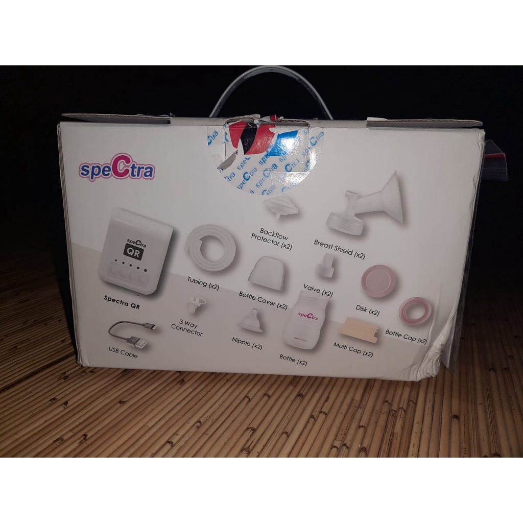 PRELOVED SPECTRA QR DUAL PUMP BREAST PUMP POMPA ASI