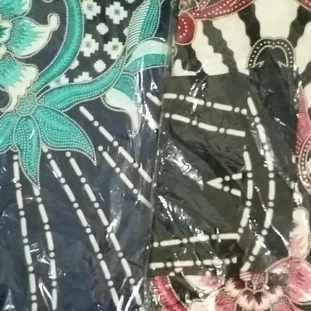 Pakaian Muslim. Tunik Batik #3696.katun Stretd Size 3l Fit To Ld 115