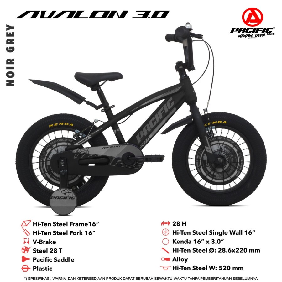 Sepeda Anak Pacific BMX AVALON 3.0 16 Inch Garansi SNI-2