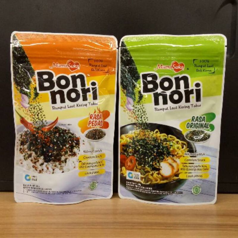 BON NORI 60Gr // GIM BORI 60gr || Rumput Laut Kering Tabur