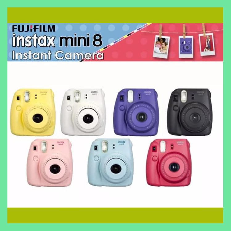 FUJIFILM INSTAX MINI 8 INSTANT FILM CAMERA GARANSI RESMI