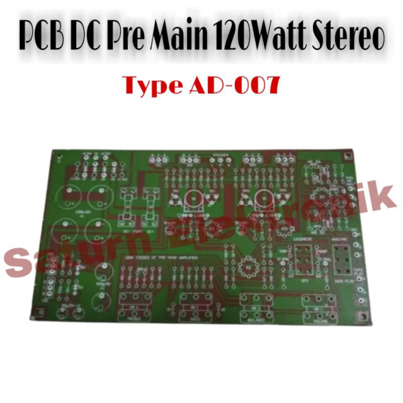 PCB DC Pre Main 120Watt Stereo AD-007