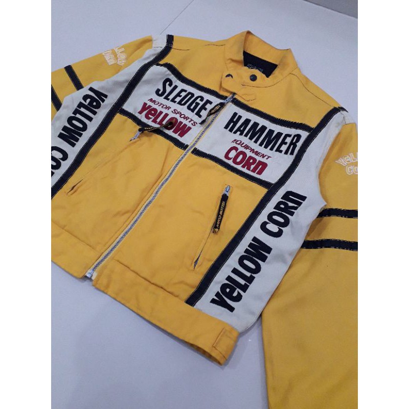 JAKET SECOND RACING YELLOW CORN