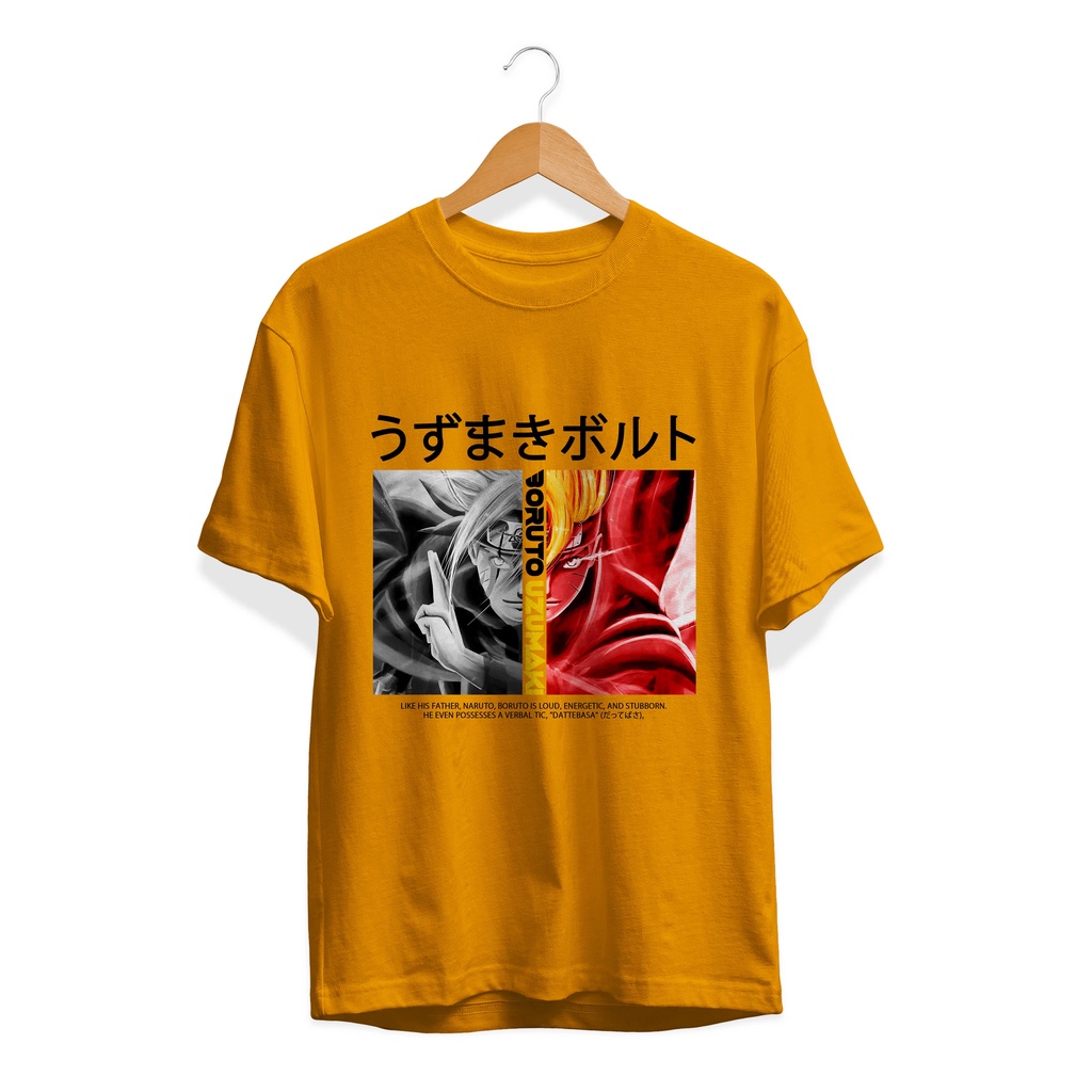 NEW KAOS T-SHIRT BORUTO UZUMAKI  ANIME NARUTO SHIPPUDEN PREMIUM