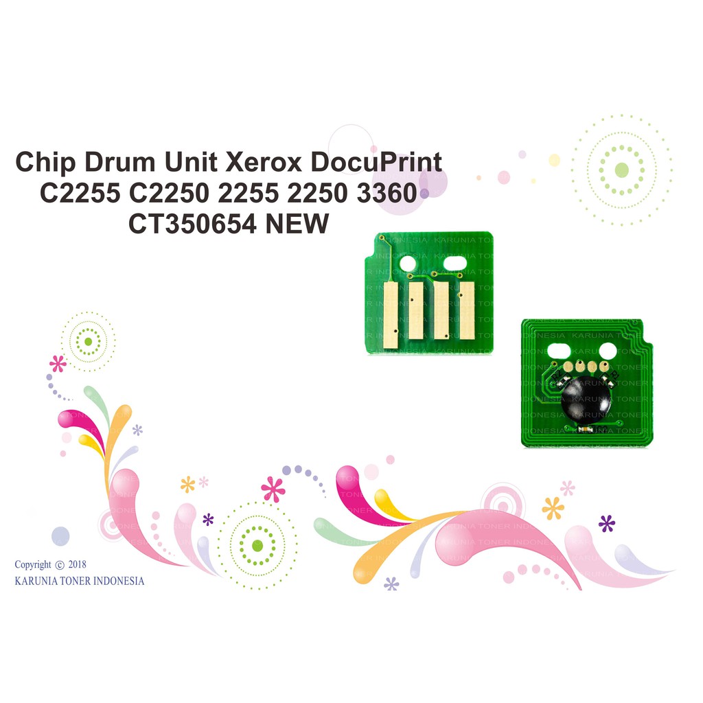 Chip Drum Unit Xerox DocuPrint C2255 C2250 2255 2250 3360 CT350654 NEW