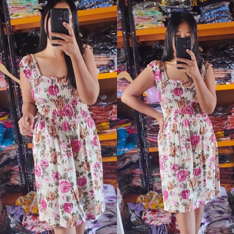 daster smok kerut dada/daster kerut dada/daster smok/daster sabrina smok