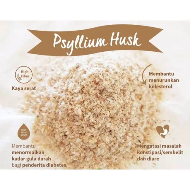 

Psyllium husk halus 250gr