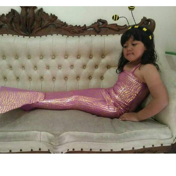 [KODE 7DLS9] Baju renang dress mermaid putri duyung mainan anak