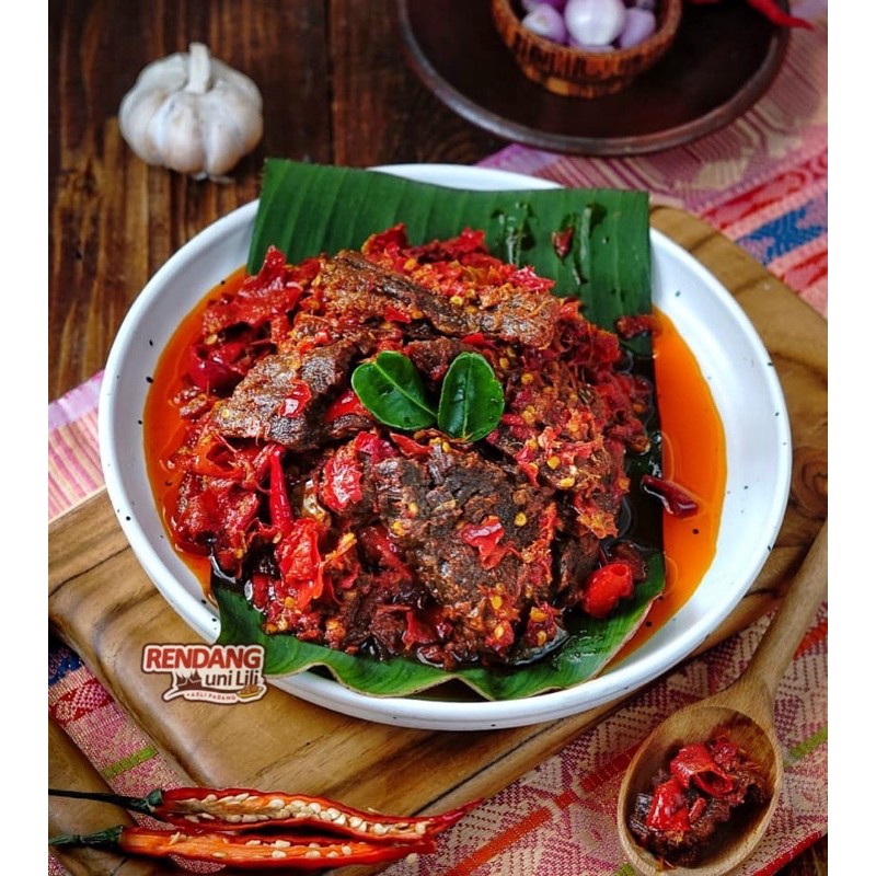 

Dendeng lambok balado (daging basah) 500 gr merah/hijau asli padang by Uni Lili khas Minang