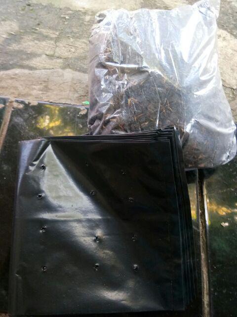 Plastik Polybag Hitam 40x40 Cm Eceran Per Lembar | Polibag | Plastik Hitam