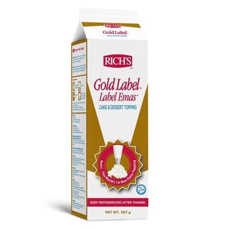 

Rich's Gold Label Non Dairy Whipping Cream 907gr TERJAMIN Kode 92