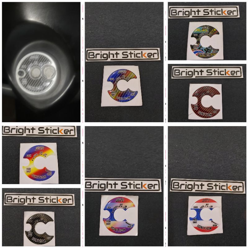 STICKER EMBLEM TUTUP KONTAK YAMAHA NMAX AEROX LEXY SOUL GT 125 MX TIMBUL 3D