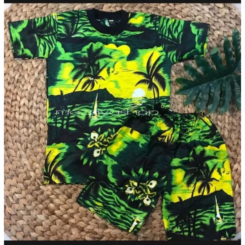 SETELAN HAWAI ANAK BEST SELLER BAJU PANTAI BALI