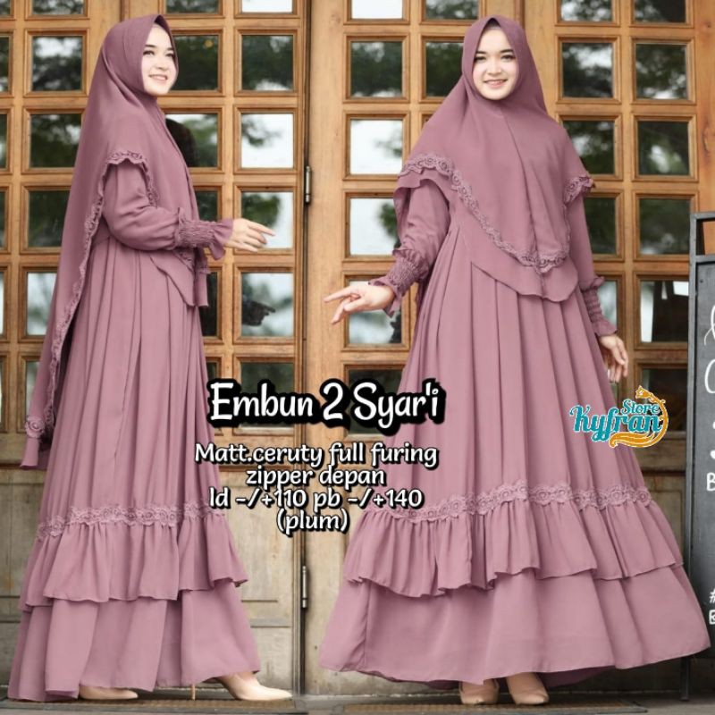 Embun Syari Gamis elegan