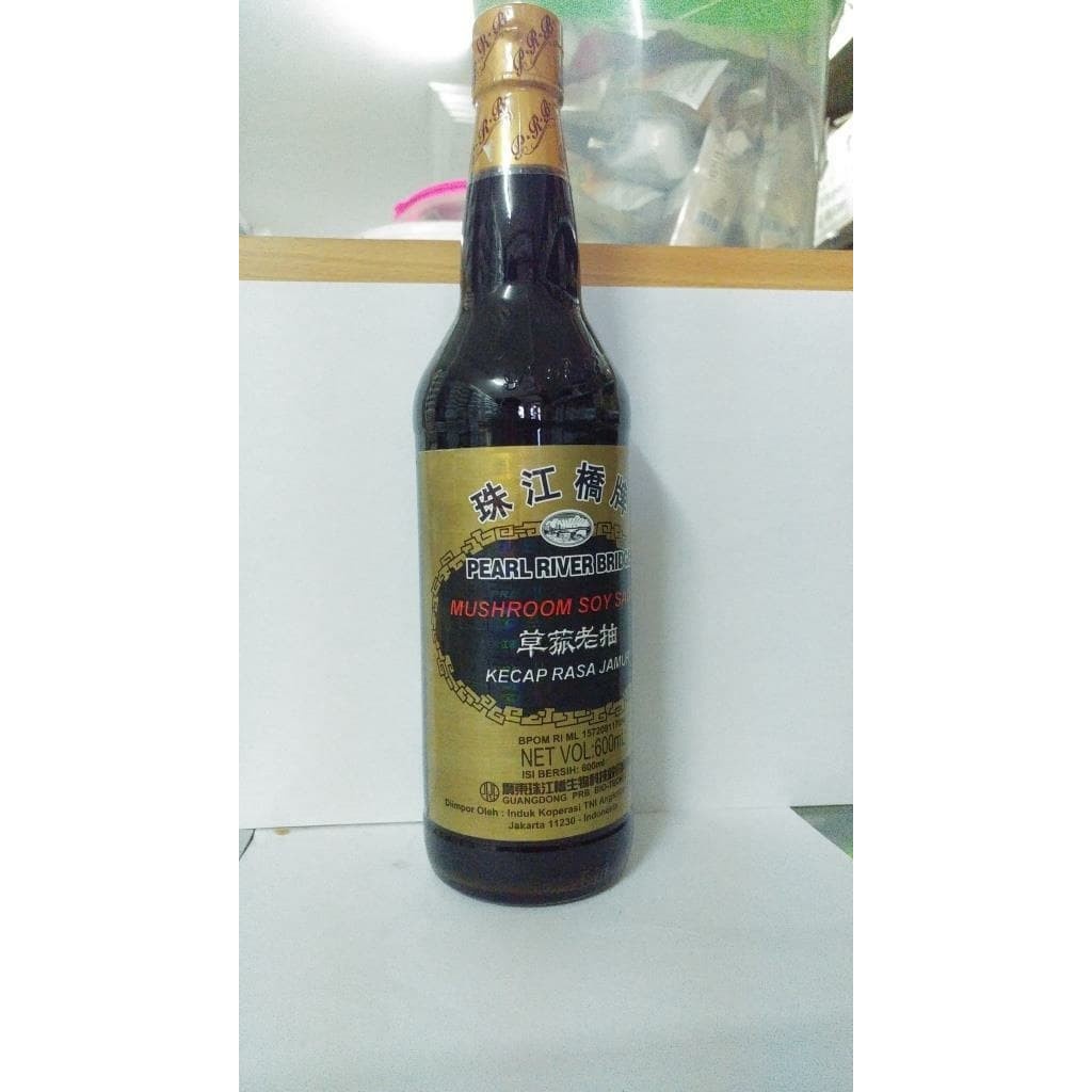 

Mushroom Soy Sauce Pearl River Bridge 600ml kecap jamur