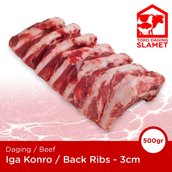 

Iga Konro Back Ribs 500gr Import