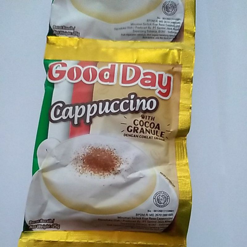 Good day Cappuccino Renceng 10 sachet