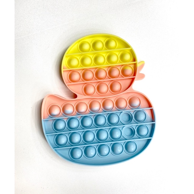 POP IT Fidget Toy mainan untuk penghilang stres pada anak Push bubble toy READY-Jumbo duck