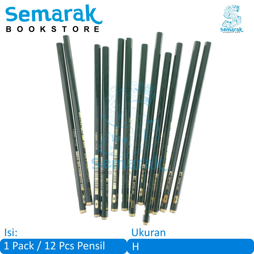 

Faber Castell 9000 Pensil H [1 Pack / 12 Pcs]