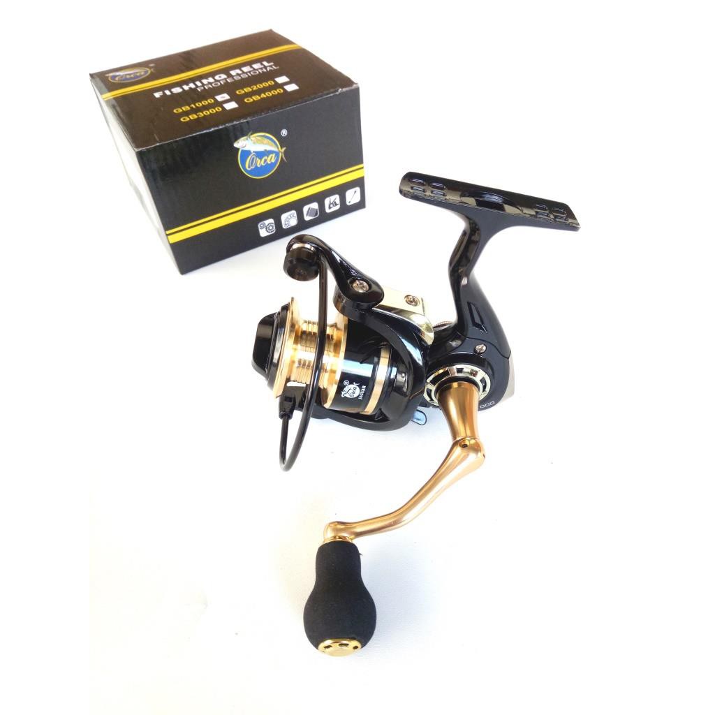 Reel spinning Orca Jaguar Power handle 1000 2000 3000 reel kuat bisa buat mancing di kolam galatama
