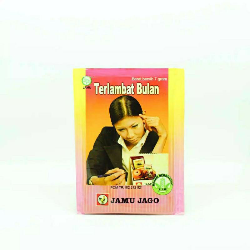 

terlambat bulan jamu jago isi 10 sachet