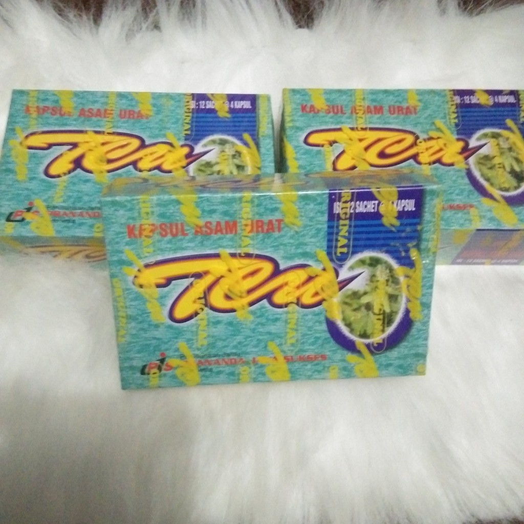 TCU kapsul asam urat / obat kesehatan /alami / murah