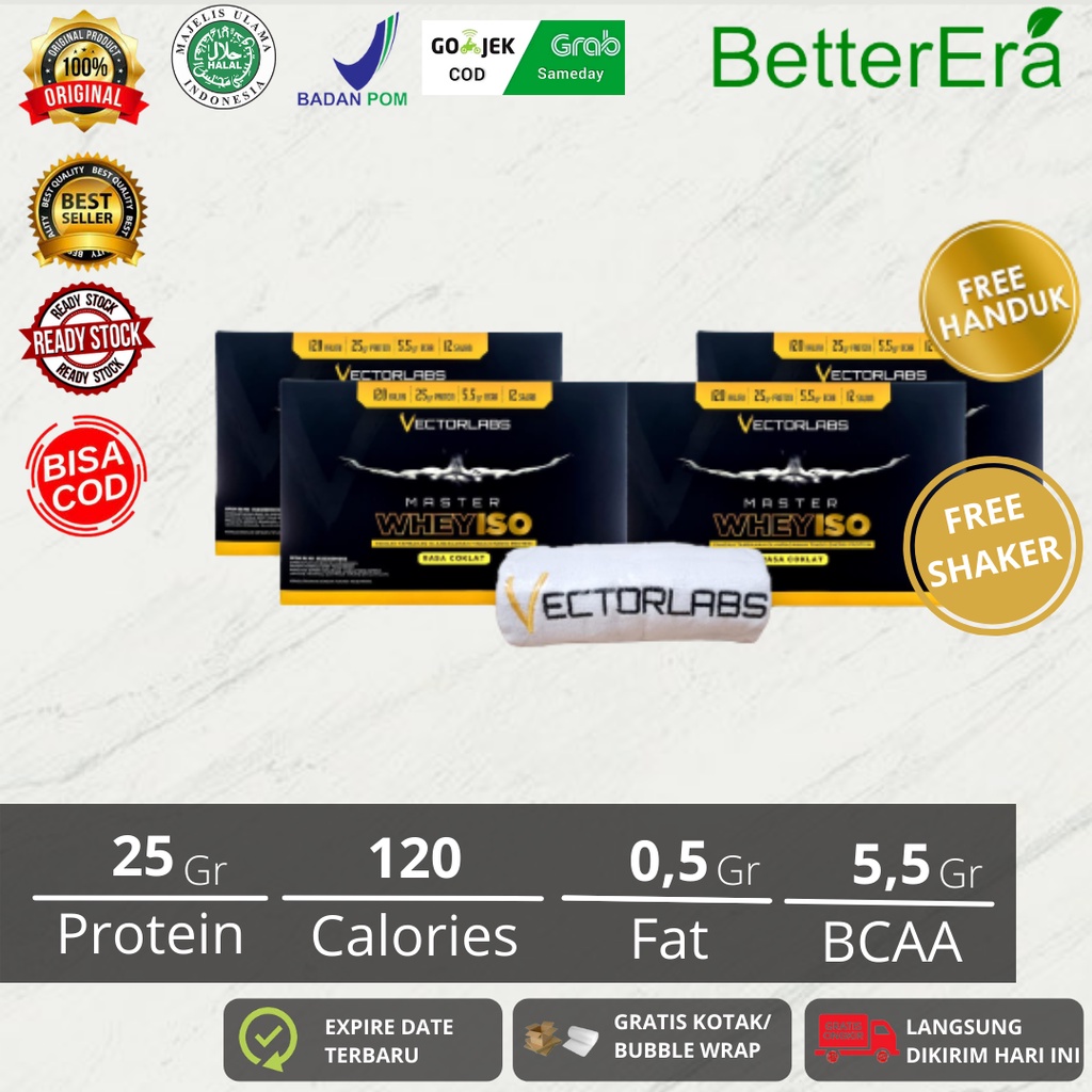 SPECIAL PROMO Vectorlabs Master Whey ISO 4 Box