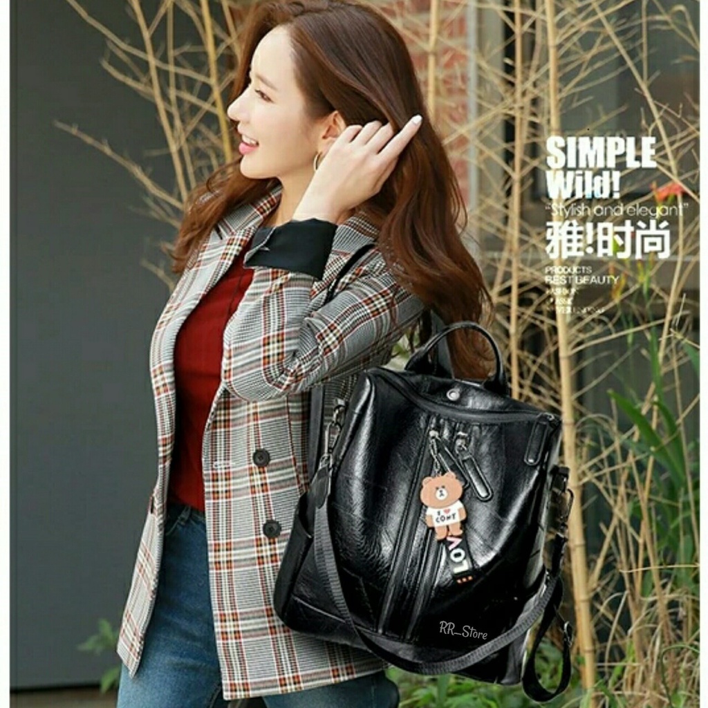 Tas Ransel Wanita Import Branded Backpack Korea Tas Punggung Murah Terlaris