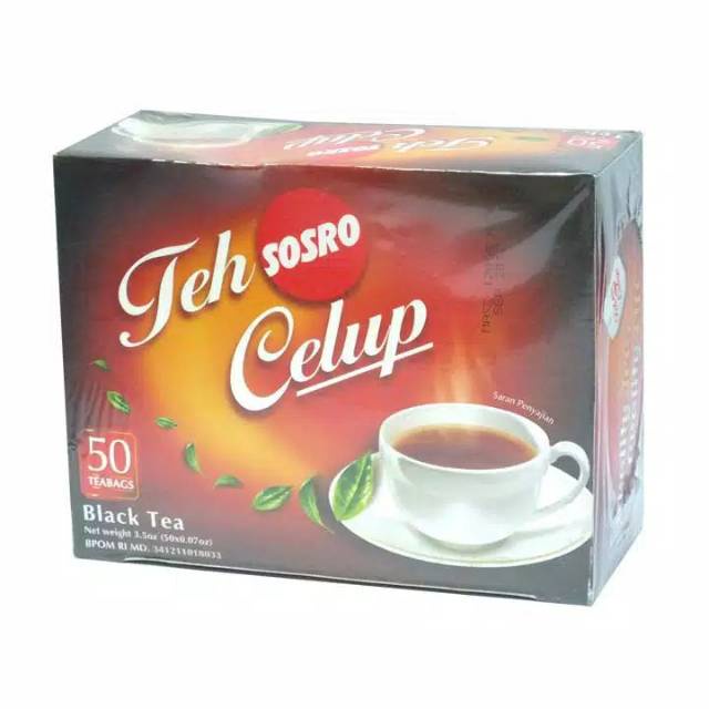 

SOSRO TEH CELUP BLACK TEA 50 S 2G