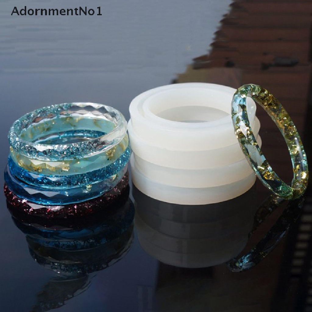 (AdornmentNo1) Cetakan Gelang Resin Bahan Silikon Transparan