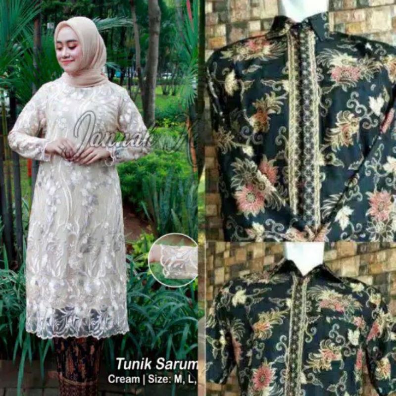 REAL PICT SETELAN KEBAYA COUPLE KEMJA/COUPLE KONDANGAN/COUPLE MODERN