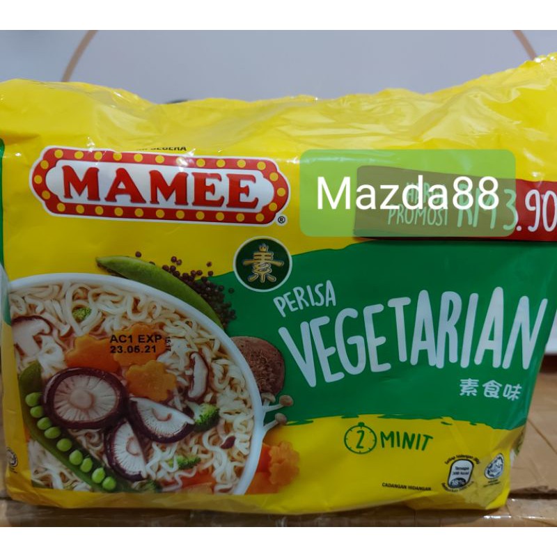 

Mamee Mie Instant Vegetarian isi 5pcs/Pack