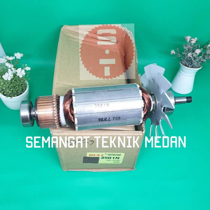 ARMATURE ANGKER GROOVING GROOVE GROVER CUTTER 7" FUJIYAMA 3501N BULL