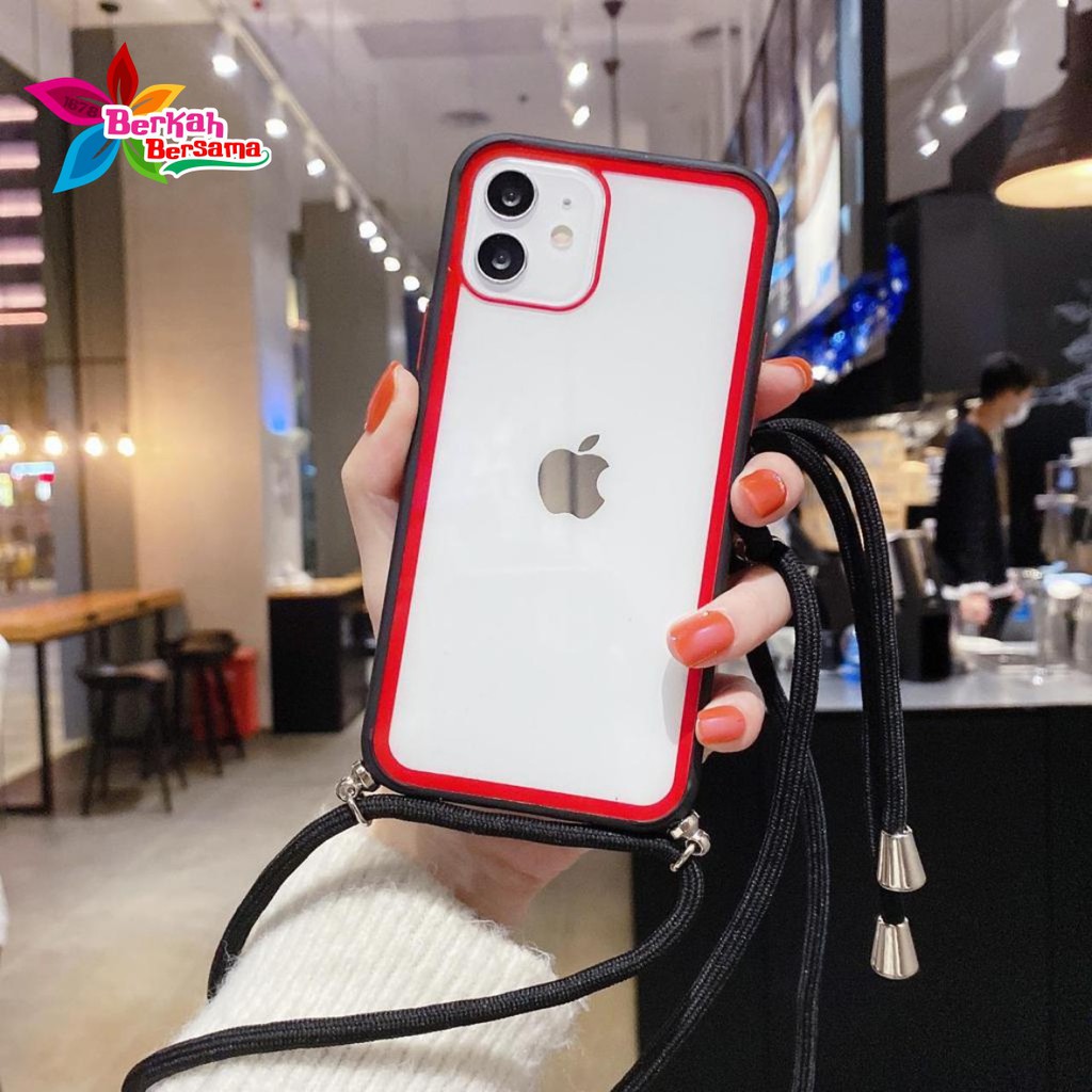 SOFTCASE SLINGCASE LANYARD TALI AURORA VIVO Y12S Y20 Y12 Y17 Y30 Y50 Y51 Y91C Y91 Y93 Y95 BB2836