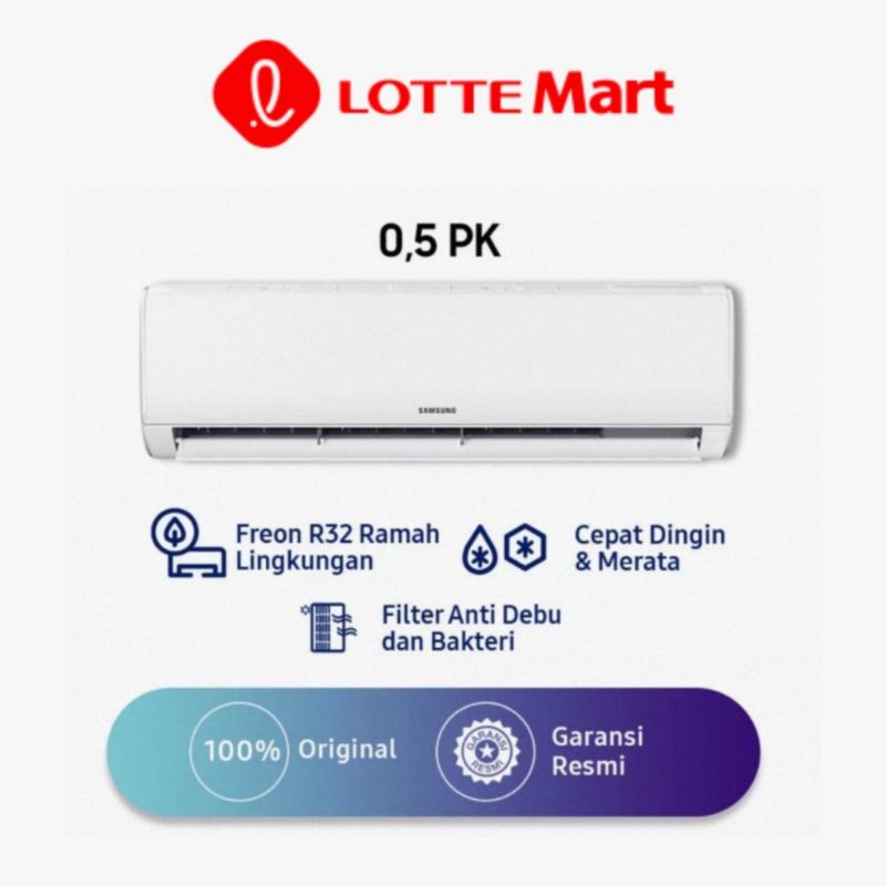 SAMSUNG AC 0.5PK STD AR05TGHQASINSE