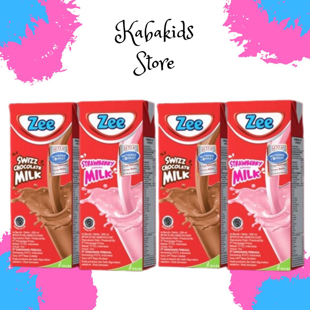 Zee UHT Swizz Coklat dan Strawberry KBB