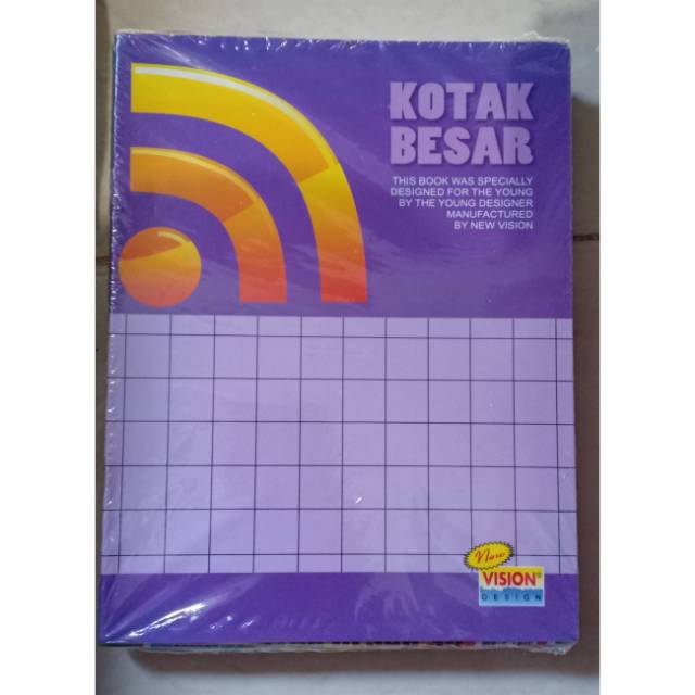 

Buku Tulis Kotak Besar Mandarin Vision isi 30 lembar