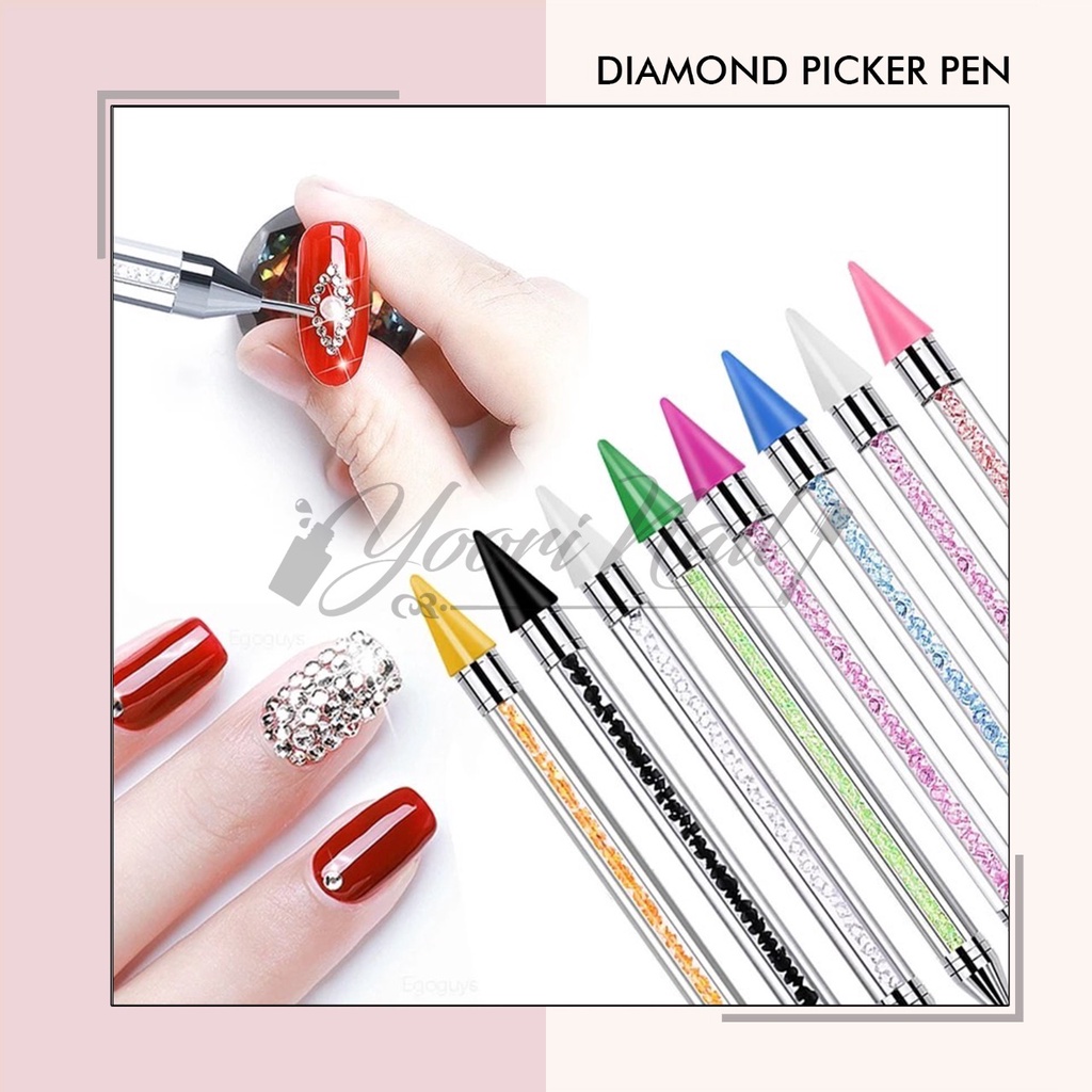 Diamond Picker candle nail art pencil rhinestones glue pencil picking nail