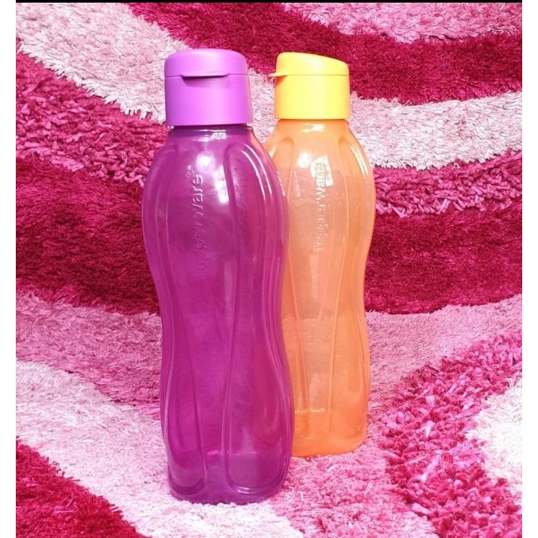 tupperware eco bottle 1 liter flip - tupperware malaysia - botol air minum