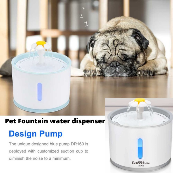 Tempat Minum Anjing Kucing Hewan Pet Water Dispenser Fountain With Filter