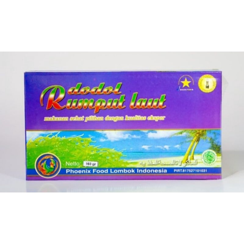 

Dodol Rumput Laut Kotak 160 gr