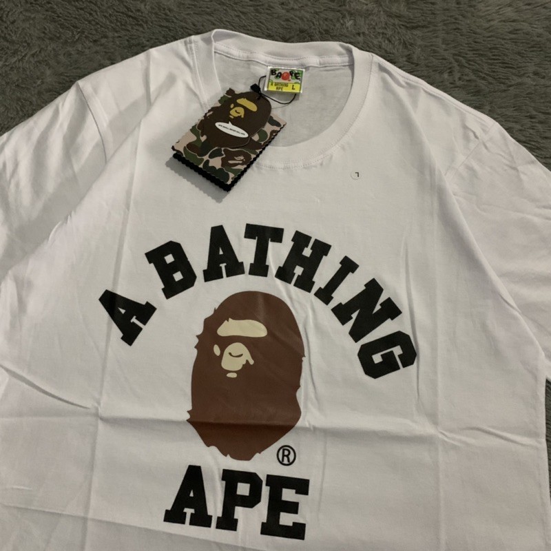 Kaos Tshirt Bape Bathing Ape Boa Logo Fulltag