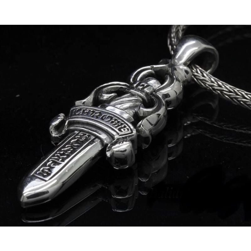 LIONTIN PERAK MODEL PEDANG PERAK ASLI 925