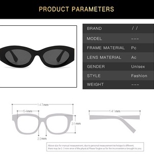 Kacamata Hitam Model Mata Kucing Untuk Musim Panas